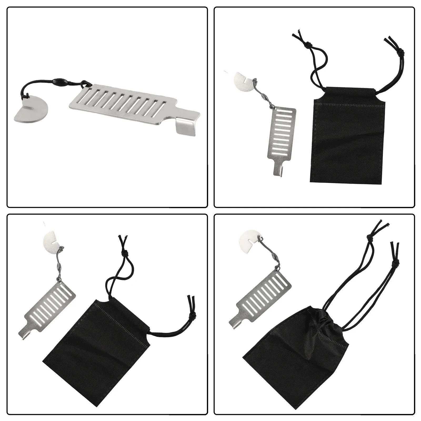 

Безопасный замок Addalock, дверной замок, серебристый с сумкой для хранения, 1 шт., нержавеющая сталь, 8 см, оборудование, инструмент безопасности, защита конфиденциальности, практичная