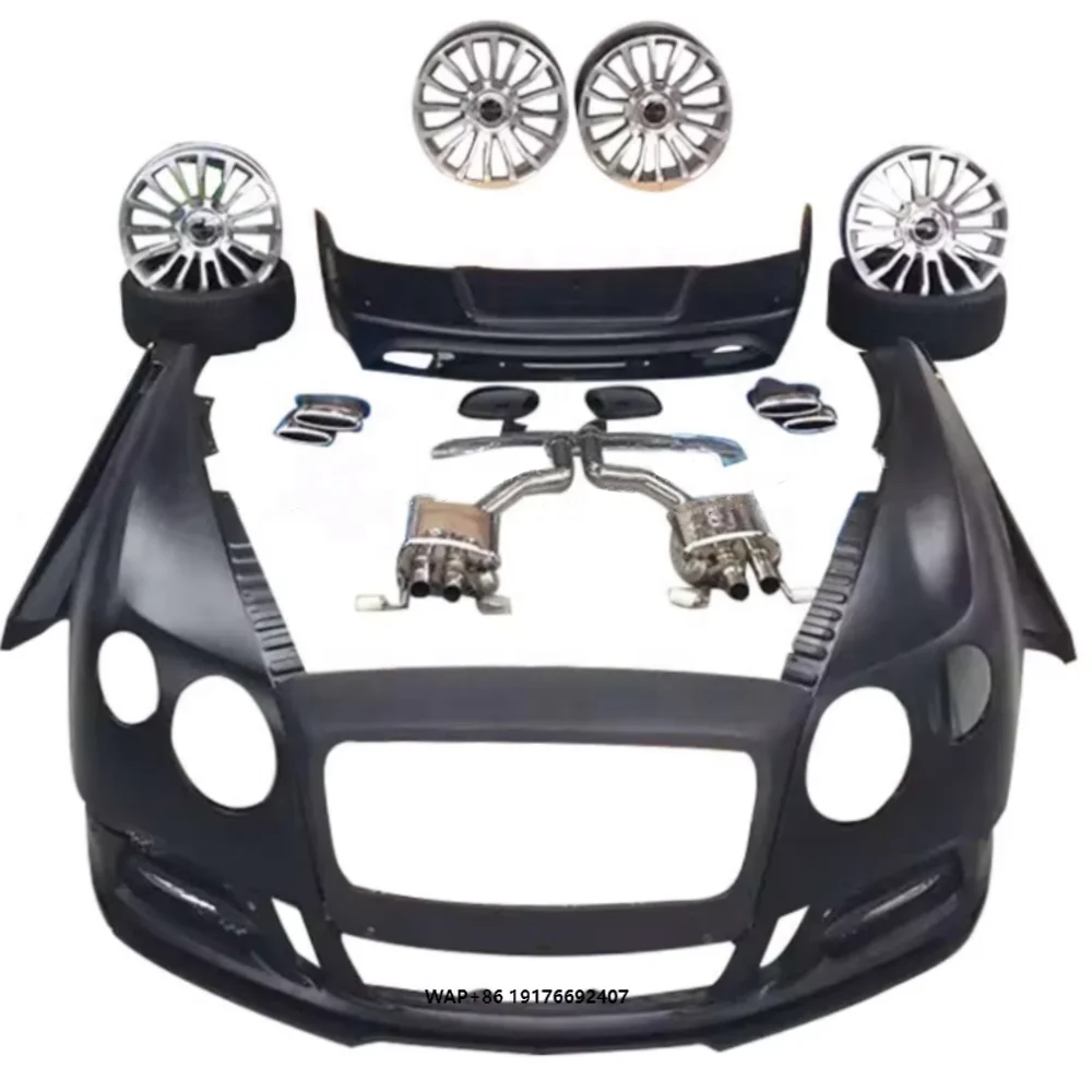 2014  Continental GT Upgrade Modification Kit New Condition Front & Rear Bumpers Fenders Wheels Exhaust Pipes