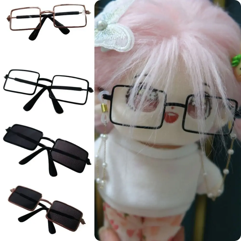 

Square Eyeglass Frame Creative 9CM Multi Color 9CM Glasses Toys Doll Glasses for 20CM Doll