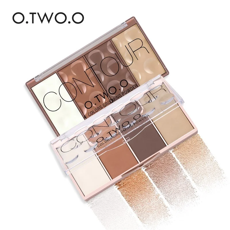 O.TW O.O Contour Palette Gesicht Schattierung Pflege Pulver Make-Up 4 Farben Langlebige Gesicht Machen Up Konturierung Bronzer Kosmetik