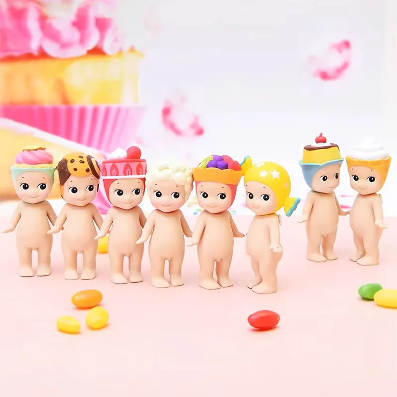 1/12pcs Sonny Angel Mystery Box Sweets Series Anime Figures Ornaments Dolls Cute Mysterious Surprise Birthday Christmas Gifts