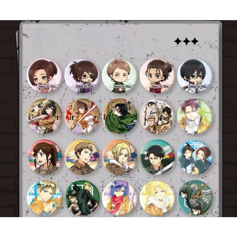 Attack On Titan Mikasa Ackerman Eren Jaeger, Sac à Danemark ge, Broche, Boîte Aveugle, Animation Bidimensionnelle, Wilsurprise