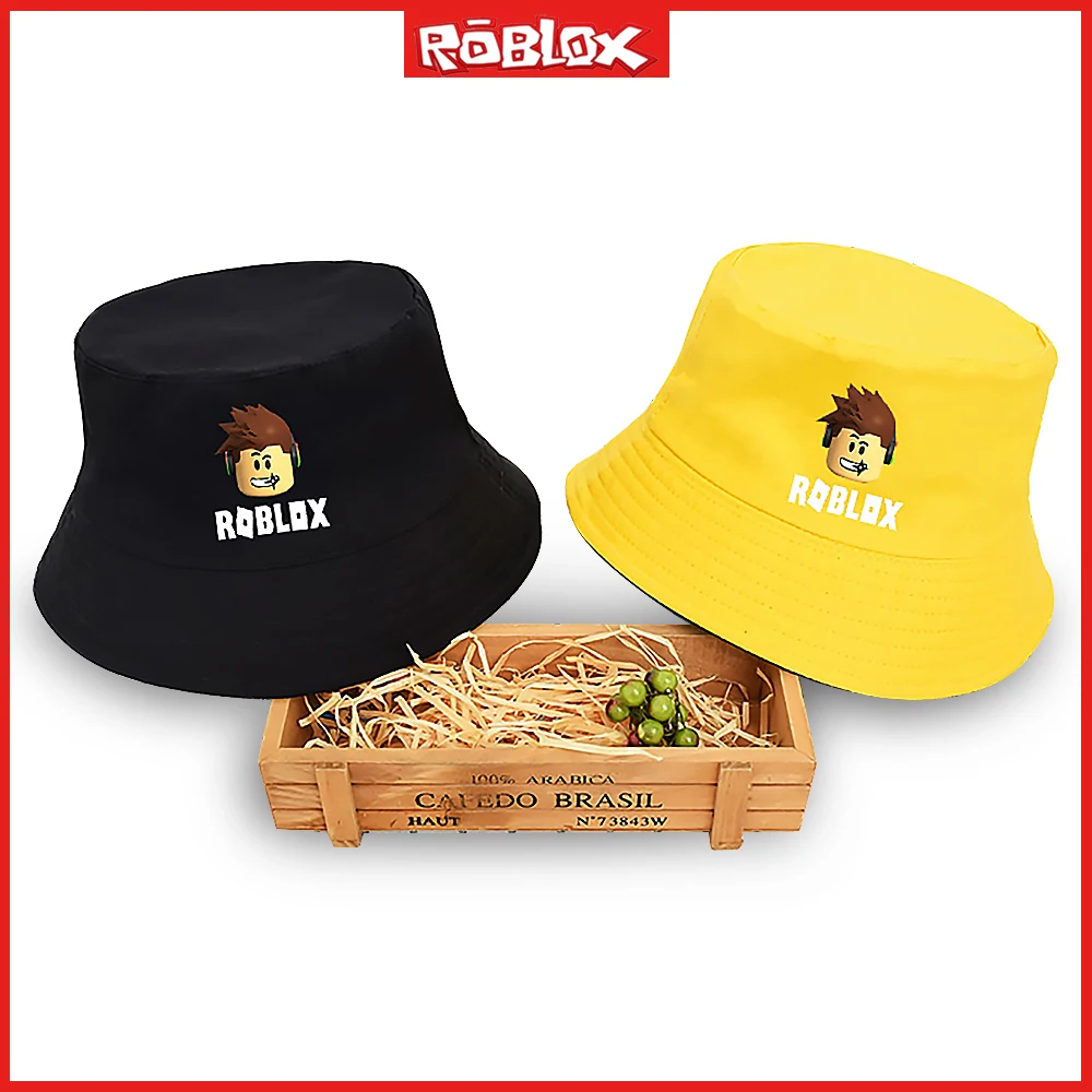 

Roblox New Anime Cartoon Game Surrounding Fisherman Hat Fresh Sunshade Hat Male and Female Student Couple Hat Christmas Gift