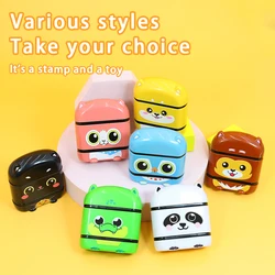 White+Black Ink Customized Double Sided Name Stamp DIY Waterproof Children Name Stamps Personalized Waterproof Stamps Clothing