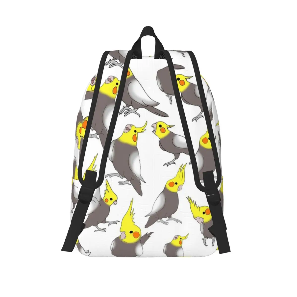 Cockatiel Doodle Pattern Student Backpack School Bag Hiking Travel Daypack for Boys Girls Fashion Bookbag Shoulder Bags