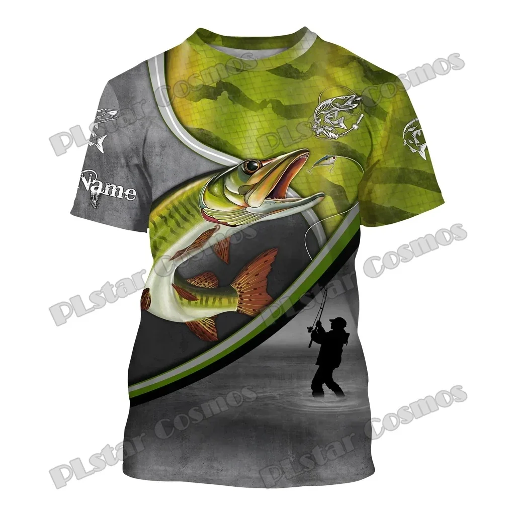Mahi-Mahi, Wahoo, Tuna Fishing Customize Name 3D Printed Men's Fashion t shirt Summer Unisex Casual short sleeve T-shirt TX311