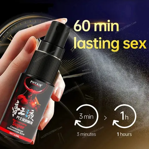 Male Sex Spray Man Long Lasting 60 Minutes without ejaculation Spray For Men Premature Ejaculation Fast Erecting Adult Product