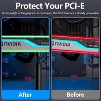Graphics Card GPU Support Bracket Video Card Sag Holder Bracket GPU Holder Anti Sag Stand 4