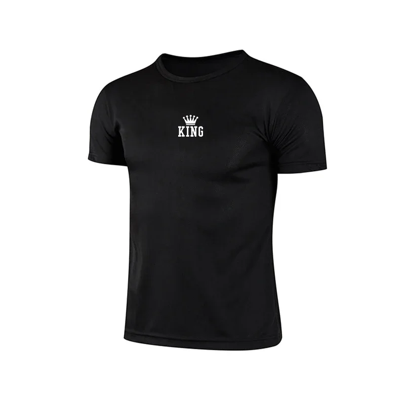 Men's round-neck short-sleeved shirt. Available in multiple colors. Suitable for daily casual or minimalist style outfits.