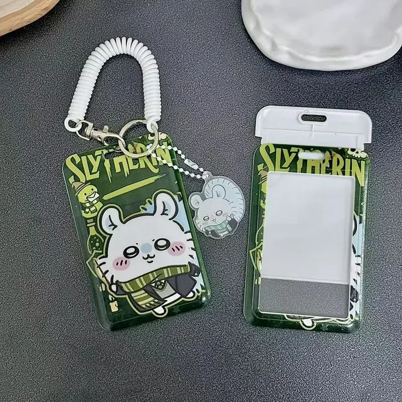 Cartoon Chiikawa Usagi Slip Cover Cutting Sleeve Identity Document Meal Card Certificate Student Campus Card Protective Cover