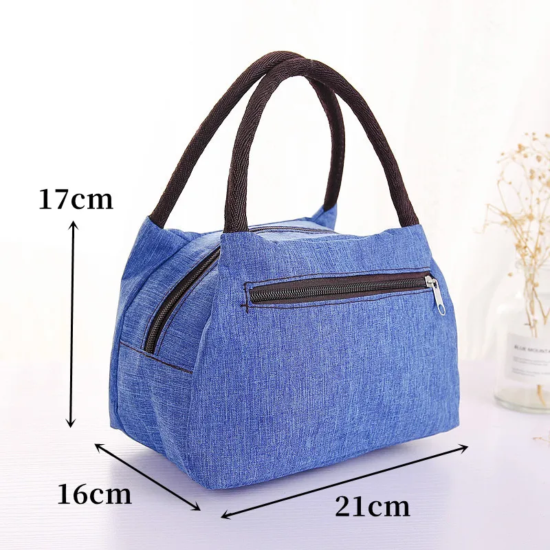 Insulated Lunch Bag for Camping Picnic Cute Kids Bento Cooler Bag Ice Pack Lunch Box for Meal Portable Thermal Bag Storage Box