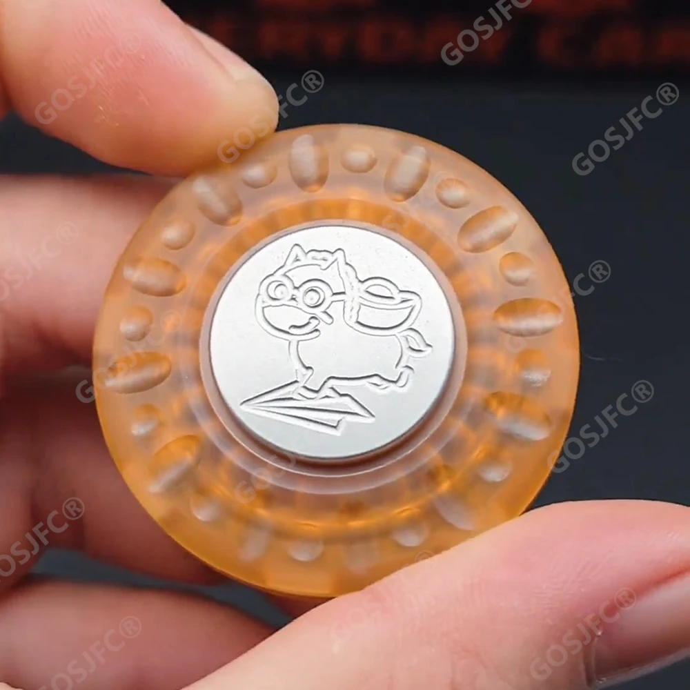 Zaclab EDC Haptic Coin PEI Stainless Steel Stress Relief Toy Fidget Toys For Adults Anxiety Relief Gadgets