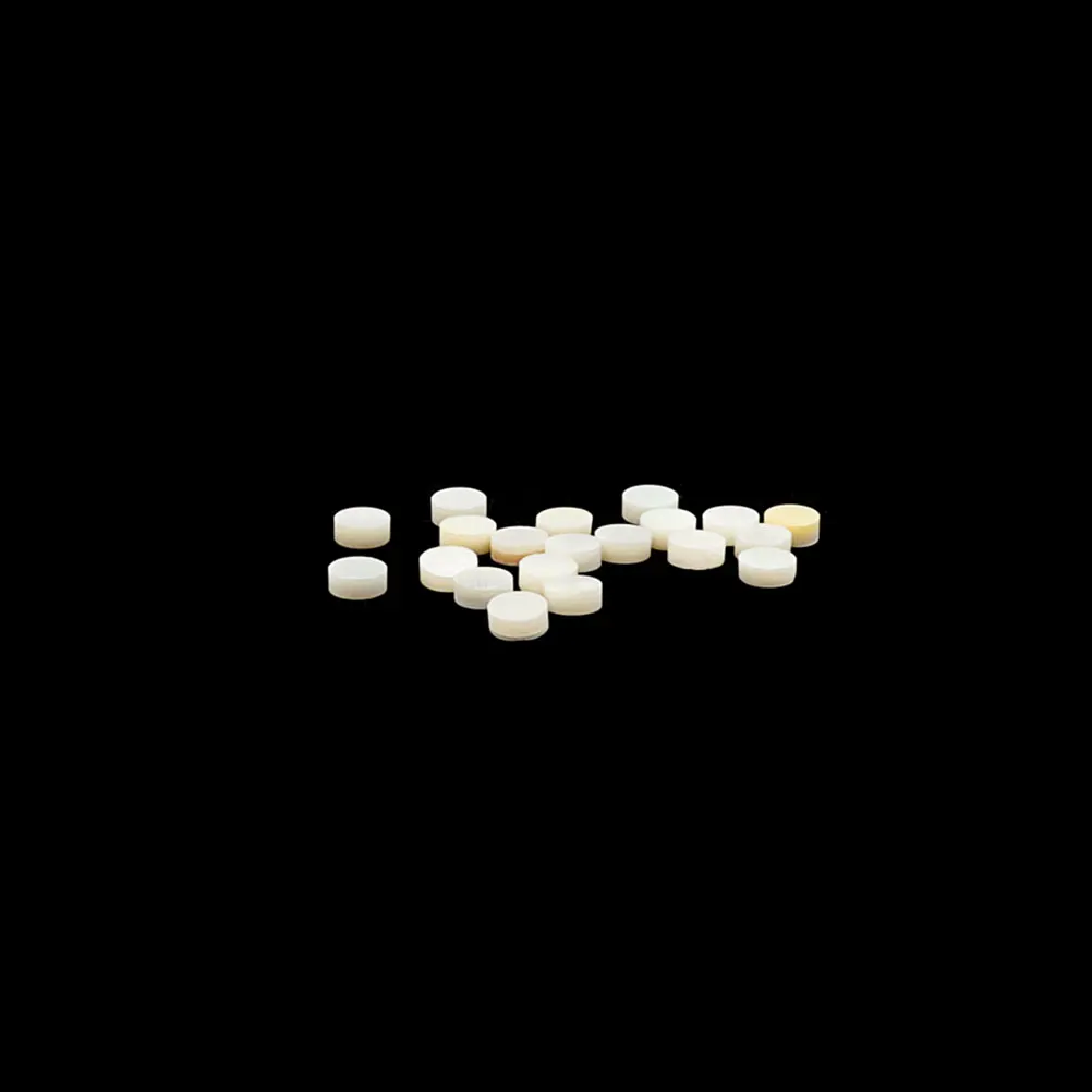 

20 Pcs Mosaic Guitar Tone Finger Board Fretboard Shell Music Instrument Inlay Dots Markers