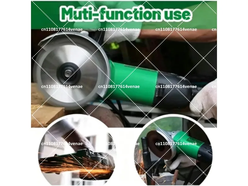 1 Large Angle Grinder 110V 180A Heavy Duty Power Tool for Home Improvement Construction Cutting Grinding