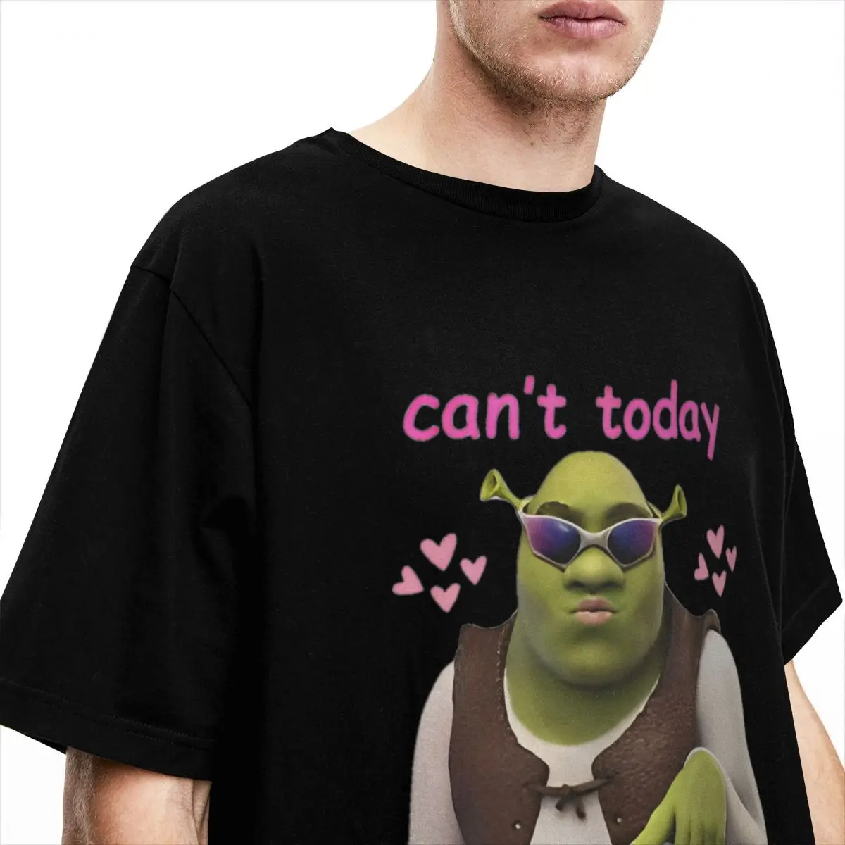 Men Can't Today I'm Swamped T Shirts Shreks Pure Cotton Clothes Casual Short Sleeve Round Neck Tee Shirt Party T-Shirt