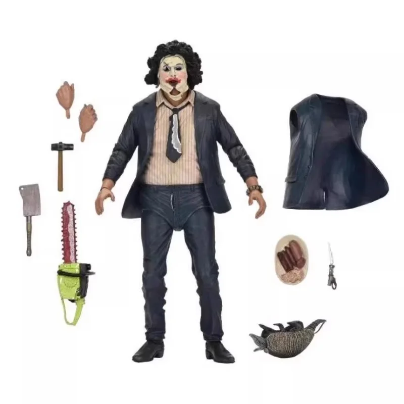 Originele Neca 18 cm actiefiguur The Texas Chainsaw Massacre Movie Decoratie Collectible Toy Model Desktop Toy