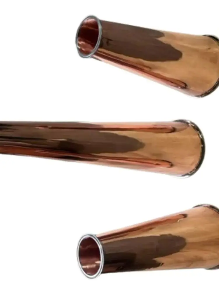 

3" to 2" Copper Cone for onion head , Long Reducer 500mm .Whiskey . Distillation