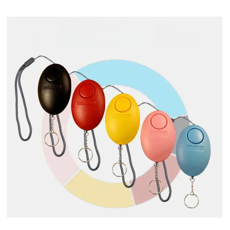 1pcs Self Defense Keychain Tool Alarm 110Db Personal Safety Women Rape Alert Pocket Self Defense Alarm