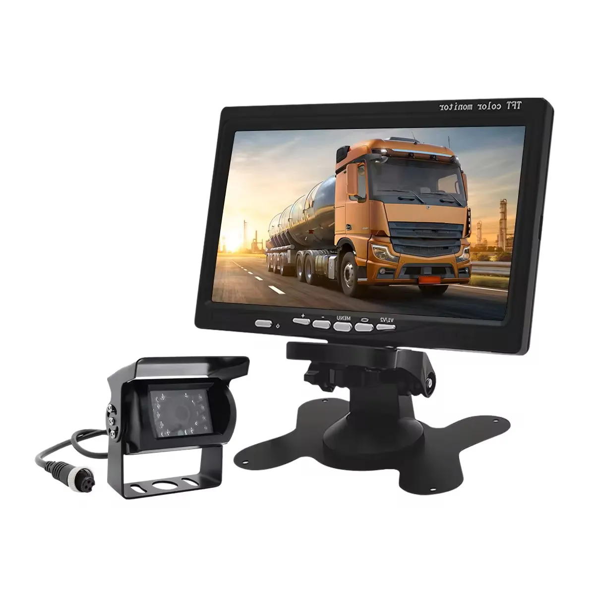 7 Inch Car Monitor LCD Display Rearview Waterproof 4pin IR Night Rear View Camera Car Electronic Devices Video Recorder