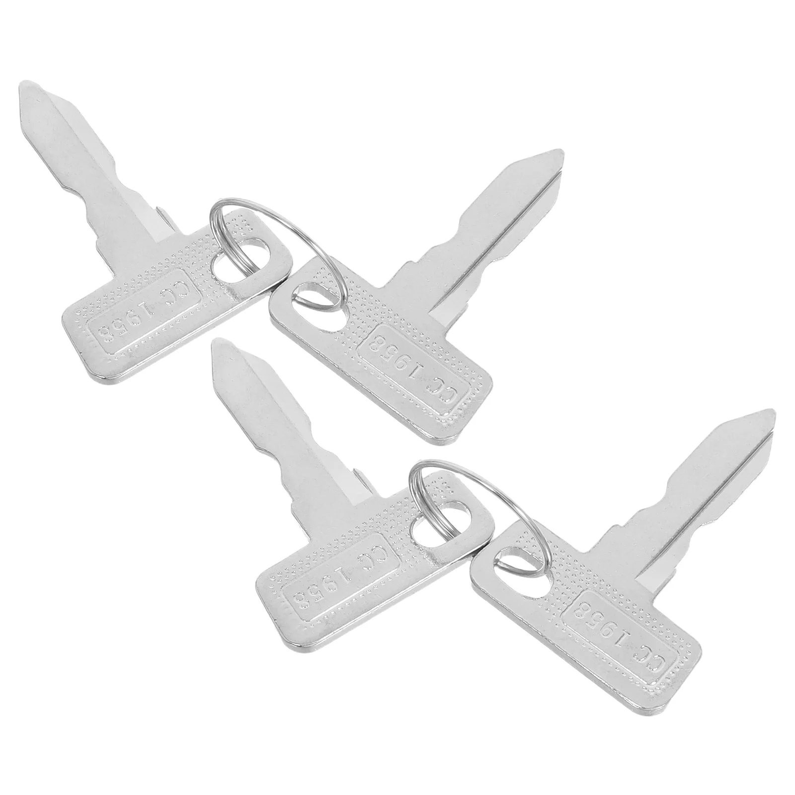 

4pcs Cart Key Replacement For Club Car Copper Ignition Key Durable Wear-Resistant Precision Fit Comfort Grip Anti-Loss