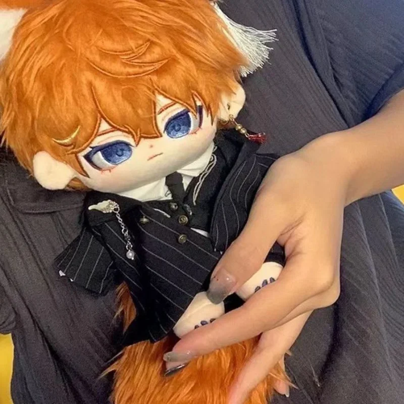 20cm Genshin Impact Scaramouche Wanderer Plush Toys Cosplay Cute Anime Stuffed Doll Cartoon Pillow Xmas Birthday Fans Gifts