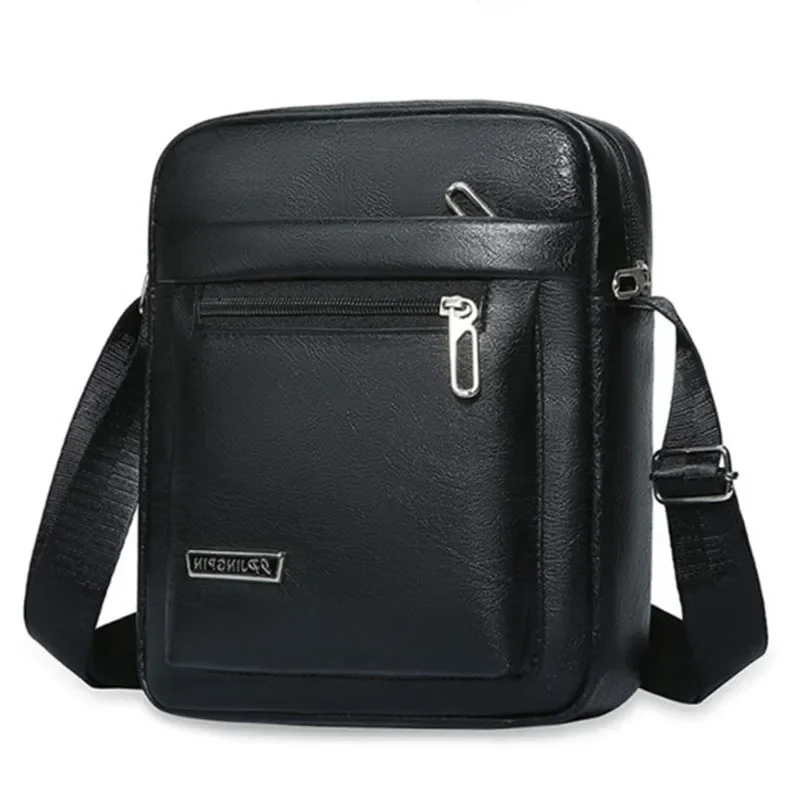 

Man Messenger Bag Fashion Business Leather Bags fanny pack Men's Genuine Leather Crossbody Shoulder Bags High quality Tote