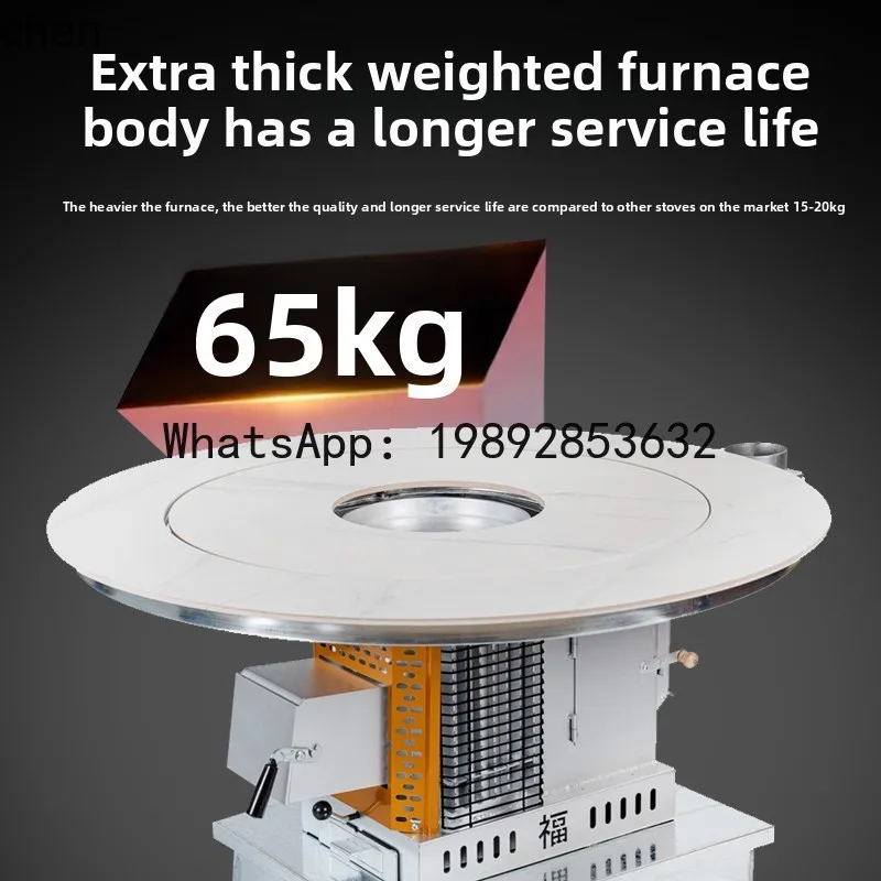 

AB Stove Gasifier Rural Indoor Household Winter Heating Dual-use for Wood and Coal