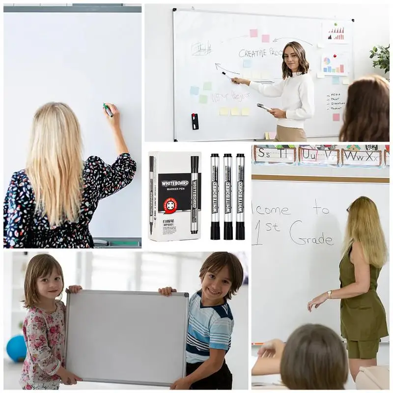 Маркеры для доски стираемые маркеры, 10 шт., устойчивые к выцветанию и размазыванию, ручки для белой доски для школы и дома