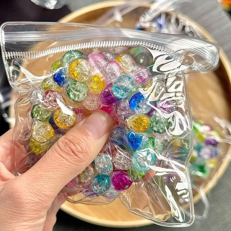 كرات الإجهاد الصغيرة المحمولة ضغط الكرة معسر أداة تخفيف التوتر السبر تململ ضغط لعبة للمراهقين البالغين السفر