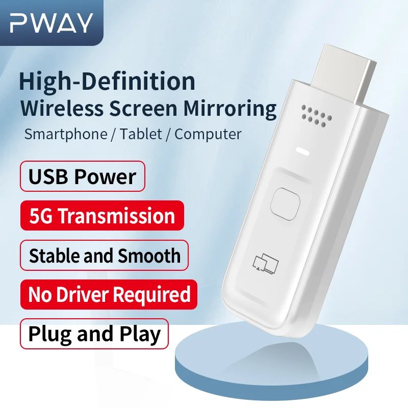 Wireless Single Screen Casting - Easy Connection, Stable Transmission, Portable & User-friendly for All Your Casting Needs