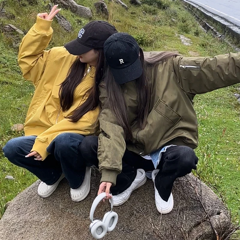 Veste de sport de plein air pour femmes, coupe-vent, respirante, tendance et élégante au printemps et en automne, confortable, épaisse, style baseball