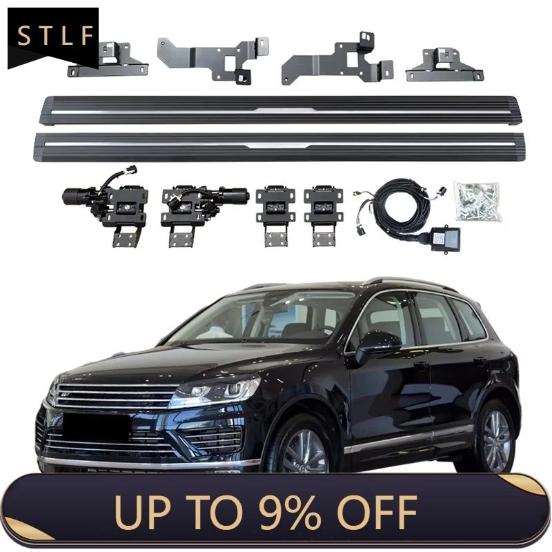 

Electric Running Boards Retractable Aluminum Alloy For VW Touareg 2011-2018 SUV Side Steps with Carry Bag