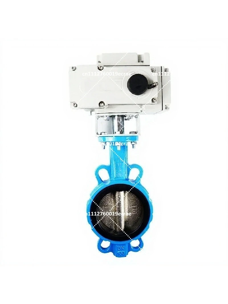 Industrial Electric Butterfly Valve D971X-16Q, 220V 380V Stainless Steel Plate, Adjustable & On-Off Type, DN50 DN80 DN100 DN150
