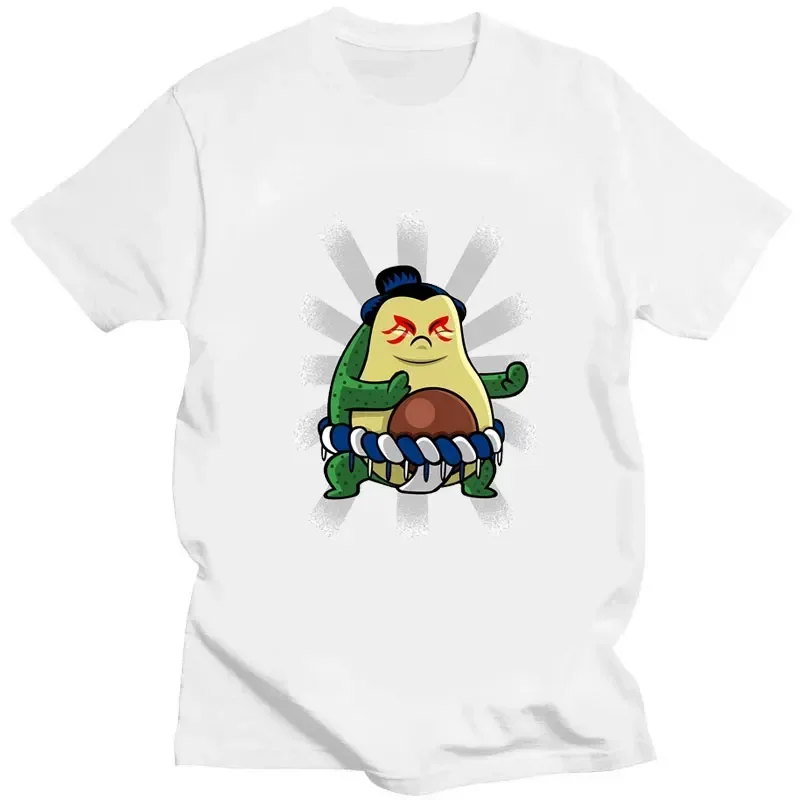 

Kawaii Avocado Sumo Wrestling Funny Japan Anime Tshirt Men Women Casual Tee Shirt Homme Unisex Cotton Streetwear Short Tops