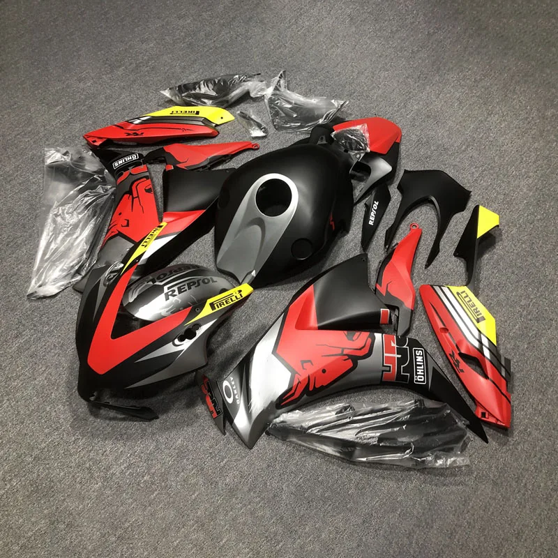 Injection hot sale fairing kit for honda cbr 1000 rr 2012 2013 2014 2015 red black Fairings CBR1000RR 12 13 14 15 yhn05