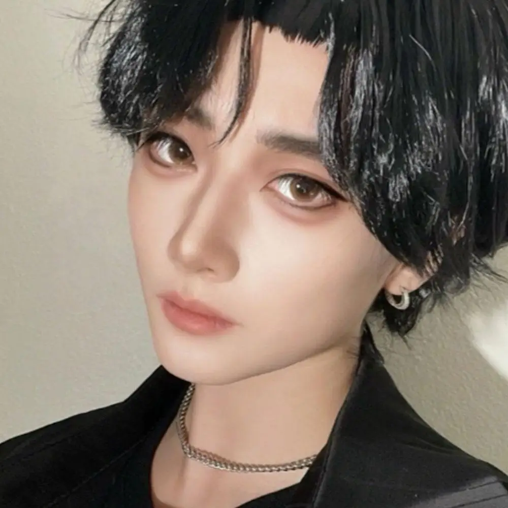 الأولاد شعر مستعار تأثيري جينو الباروكات أنيمي KPop شيطان الصيادين جينو زي شعر مستعار مقاومة للحرارة الاصطناعية الشعر هالوين #5