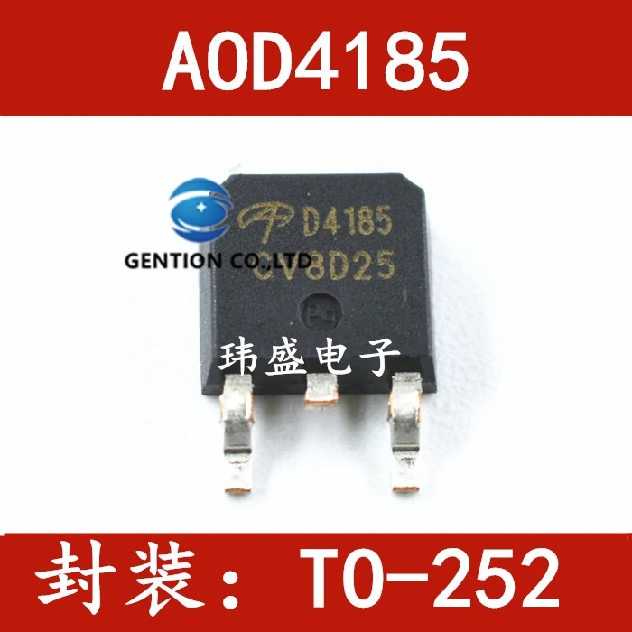 

10 шт. AOD4185-40A-40V TO252 D4185 p-канальная полевая MOS-трубка в наличии 100% новая и оригинальная