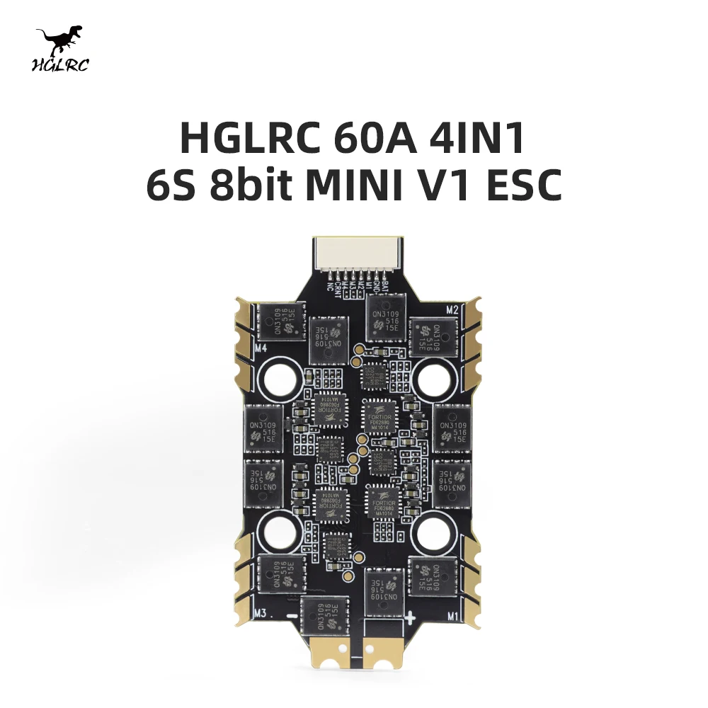 HGLRC 60A 4IN1 6S 8bit MINI V1 ESC