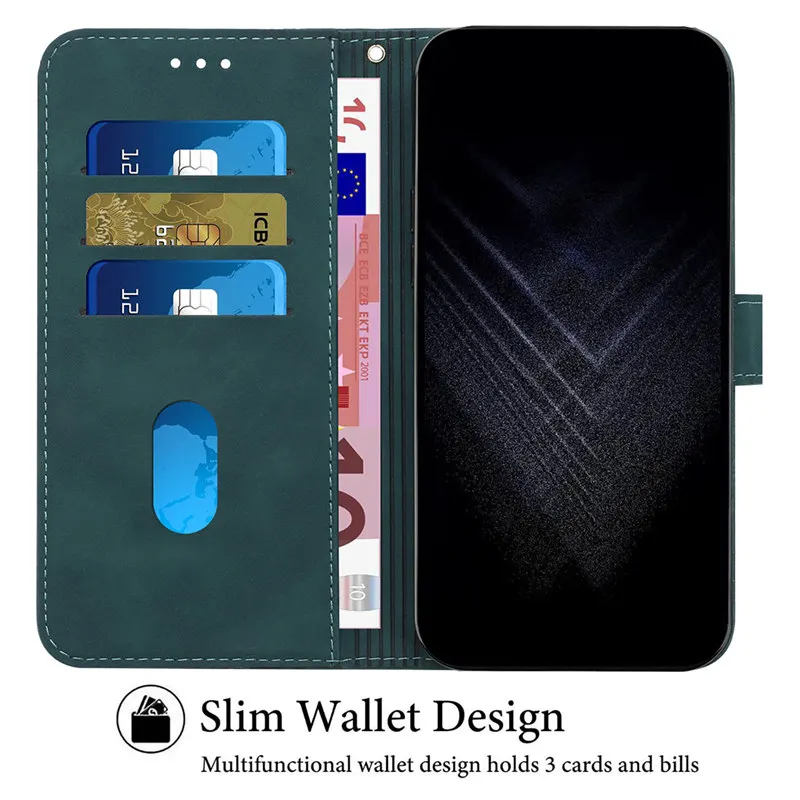 حافظة لهاتف OPPO Reno 13 Pro 12 11 13F 12F 11F محفظة جلدية غطاء كتب Funda HX004