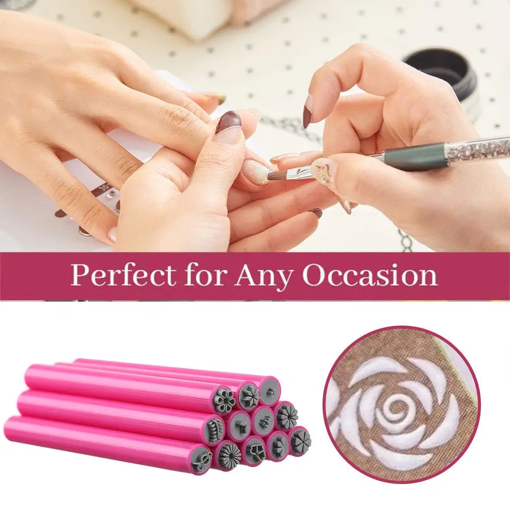 Nail Art Stamp Pen Set Create Nail Art Pattern Creative DIY Nail Beauty Art Fashionable Daily Tool Nail Art Stamp Pen 6/12/15Pcs