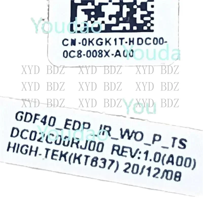 كابل DB جديد Lcd GDF40 EDP IR WO P TS لـ Dell Latitude 5420 E5420 0KGK1T KGK1TT