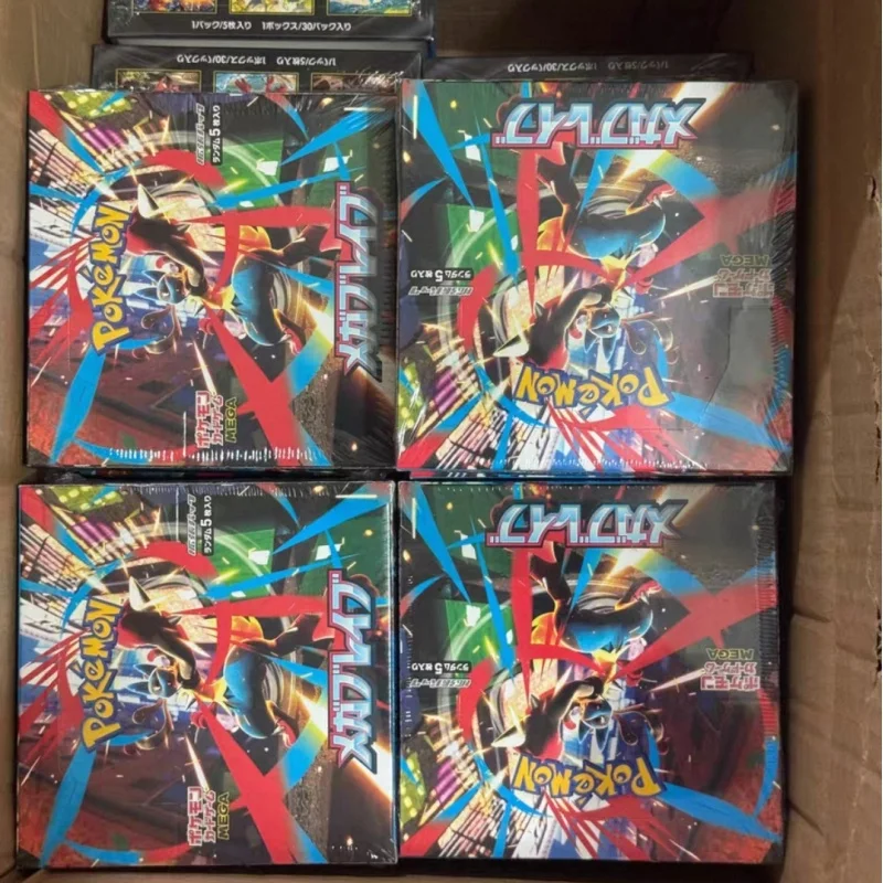 

Лидер продаж, оригинальный Pkm Ptcg Mega Mega Dream Ex Phantasmal Flames Mega Lucario Booster, коллекция японских карт-сюрпризов