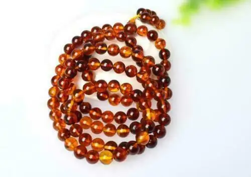 108 beads 10mm Baltic sea exquisite and high-end natural tea amber bracelet