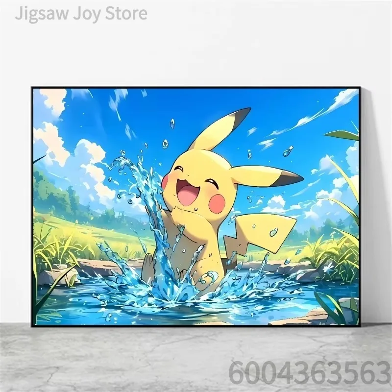 Fantasy Pokemon Garden Shaymin Bulbasaur Jigsaw Puzzle Dreamy Anime Illustration Paper Puzzle Relaxing Hobby Present
