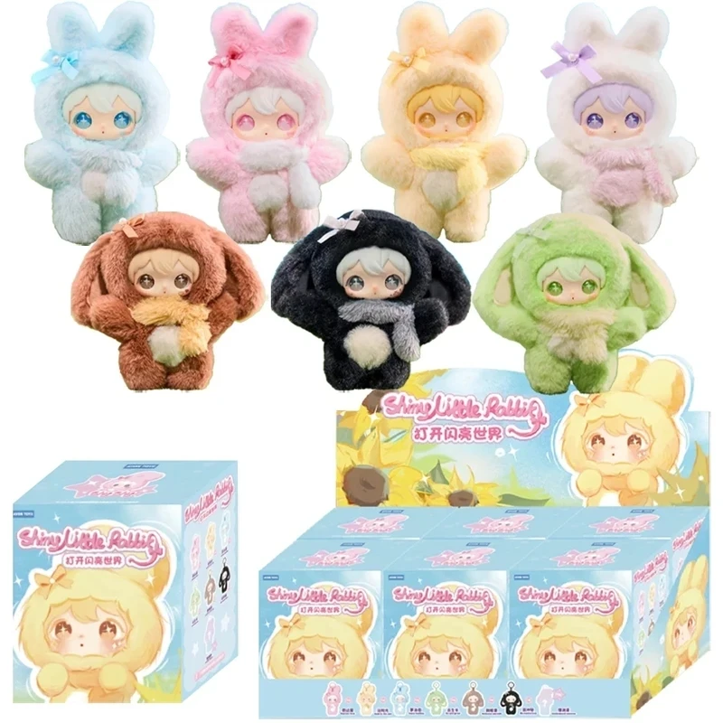 حقيقي ShyShy لامعة ليتل أرنب سلسلة صندوق أعمى لطيف الفينيل أفخم دمية أنيمي صندوق غامض حقيبة قلادة المفاتيح مفاجأة هدية #1