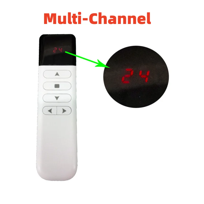 For  4 Pure 433.42MHz Curtain Remote Control 5 Channels 1 Pure Replacement 1810633 1810632 1810632A 1810631 Window Remote