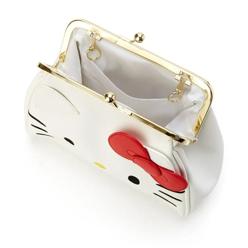 Hello Kitty Shoulder Bag Cute Cartoon Purses and Handbags Crossbody Bags for Women Sanrio Fashionable Purses Leather Tote Bags