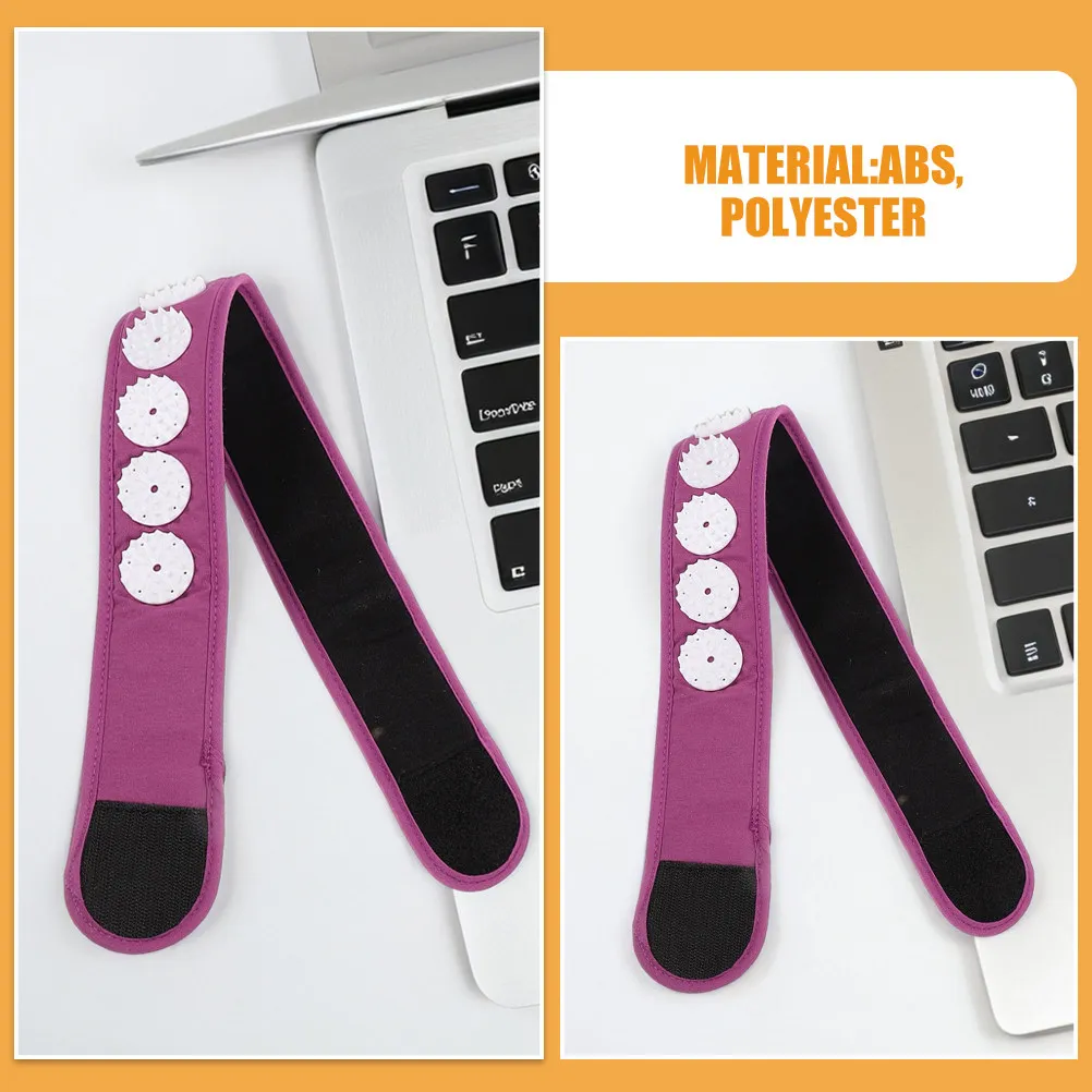 2Pcs Acupressure Headband Comfortable Flexible Spike Headband for Head Massage Acupressure Wrap Belt Portable Muscle Relaxation