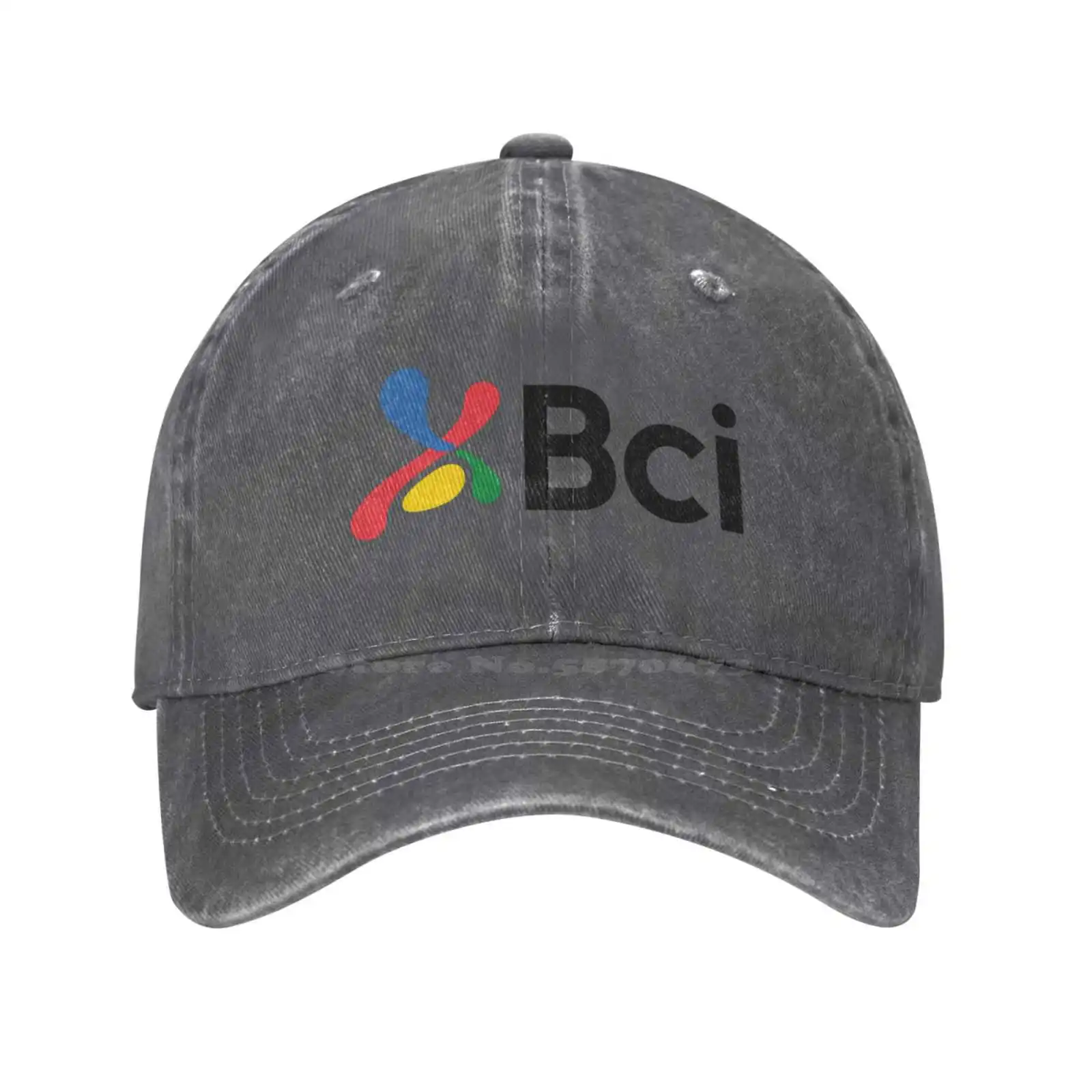 Gorra vaquera con logotipo de BCI, gorro de béisbol tejido de calidad