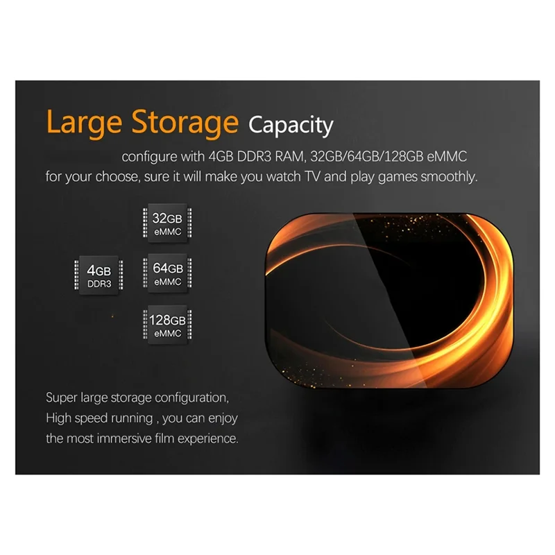 APPLIA-8K TV Box Android 9 Smart Android TVBOX 9.0 Amlogic S905X3 4GB 32GB Wi-Fi 1080P BT 4K Set Top Box Media Player EU Plug